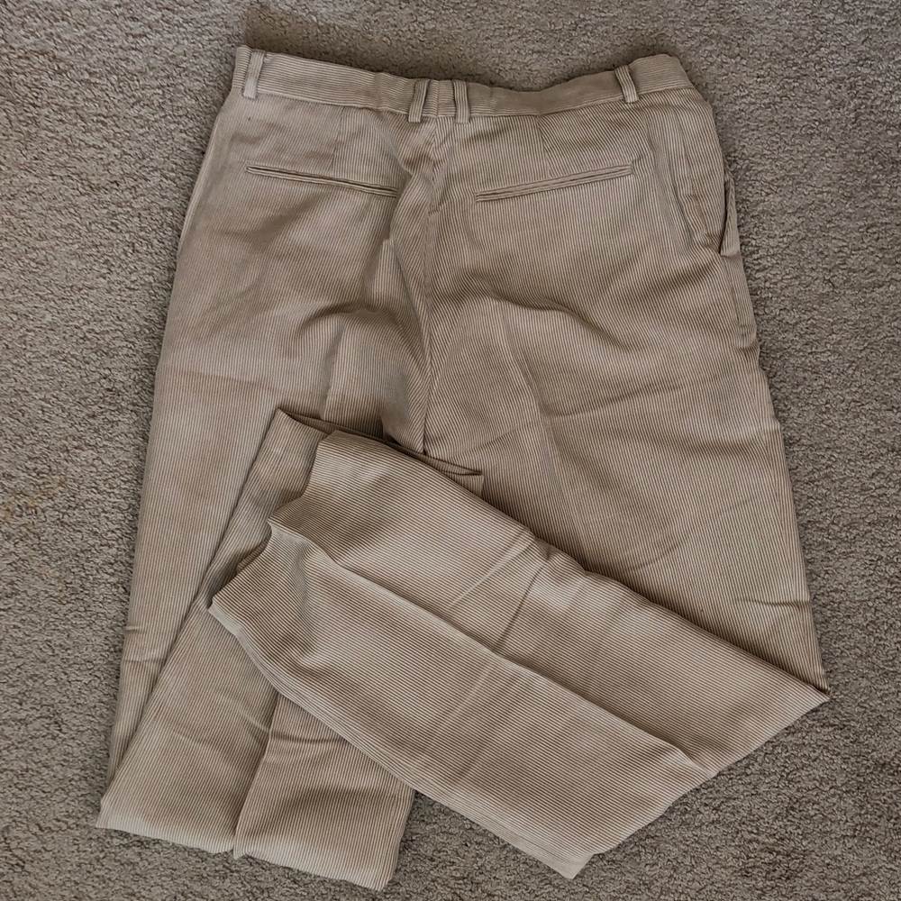 Perry Ellis Men’s Corduroy Pants in Light Tan - Picture 5 of 7